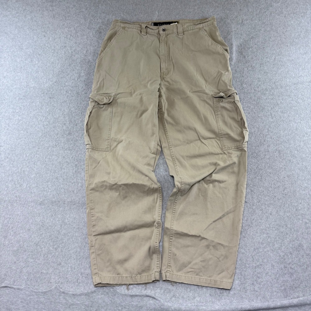 Levi's SilverTab Cargo Pants Mens 36x34 Khaki Baggy Cotton Vintage 90s Y2k Skate